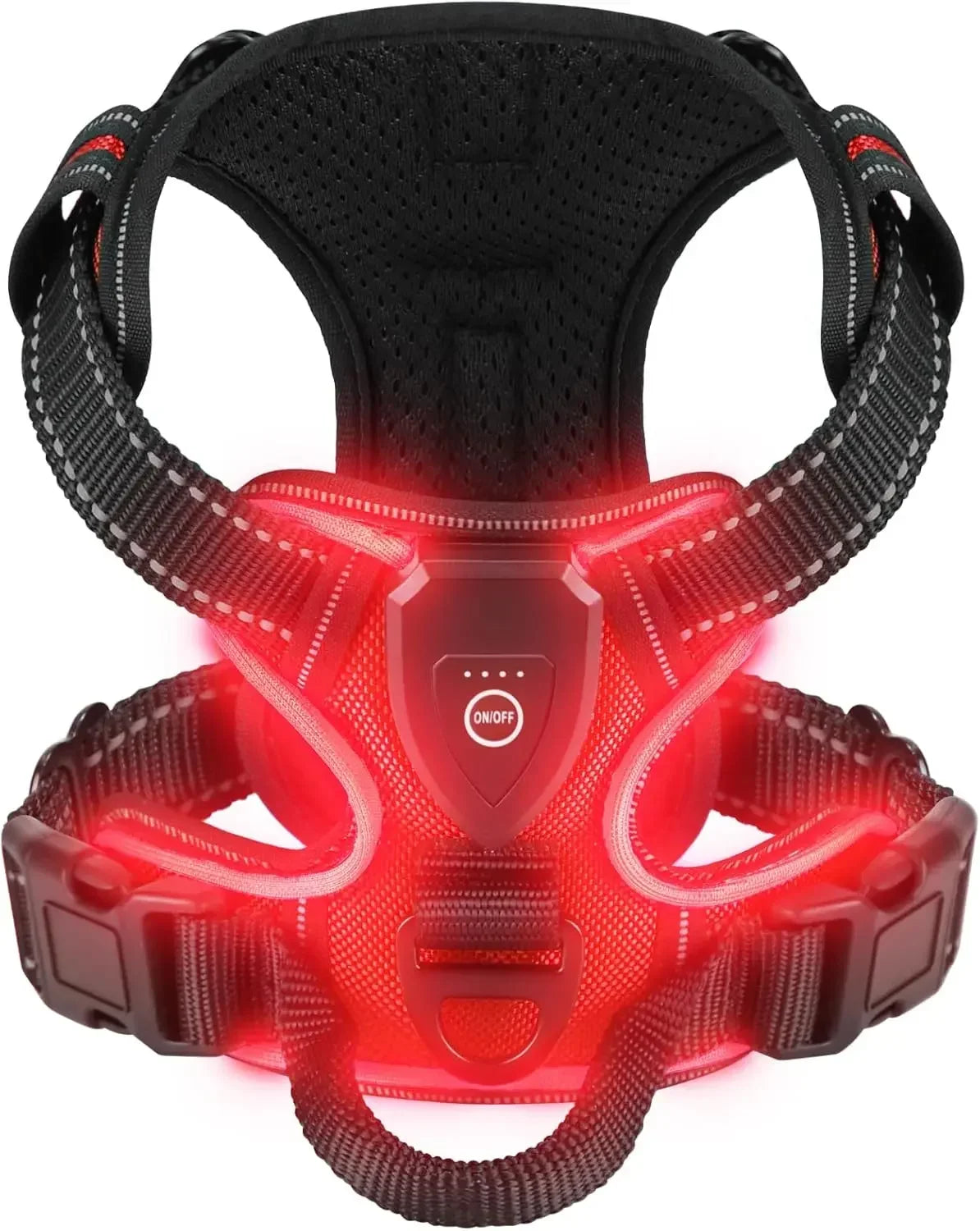 Harnais LED Lumineux pour Chiens – Anti-Traction et Réglable